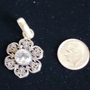 White Topaz Pendant